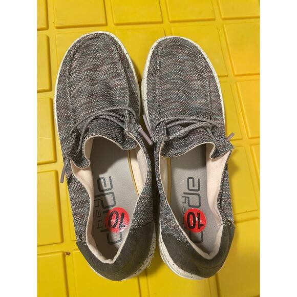 Hey Dude Wendy sox Antique Rose slide ons size 10 - Picture 5 of 9